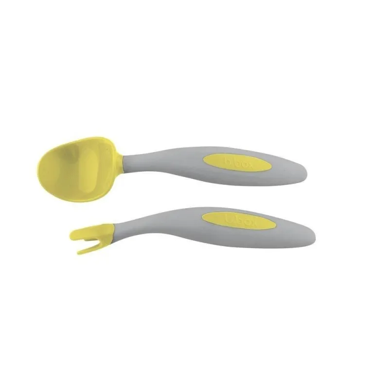 PIERWSZE SZTUĆCE DO NAUKI JEDZENIA LEMON SHERBET B.BOX 9M+