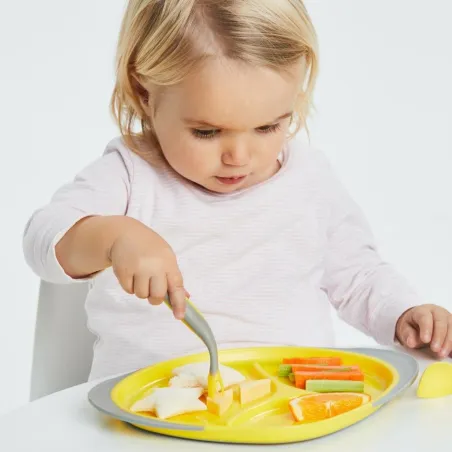 Pierwsze Sztućce Do Nauki Jedzenia Lemon Sherbet B.box 9M+