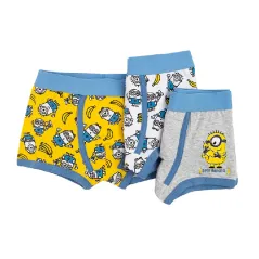 MAJTKI BOKSERKI CHŁOPIĘCE MINIONKI COOL CLUB ROZMIAR 86-92 ZESTAW 3 SZT