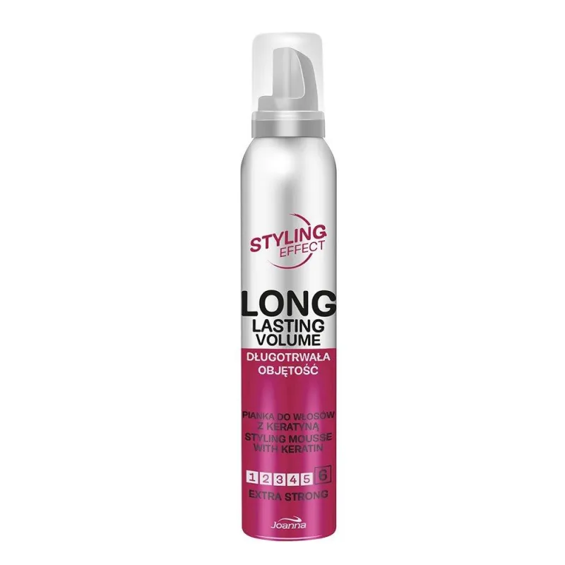 PIANKA DO WŁOSÓW DŁUGOTRWAŁA OBJĘTOŚĆ EXTRA STRONG JOANNA STYLING EFFECT 150 ML