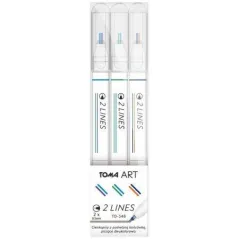 CIENKOPISY 2 LINES 3 SZTUKI