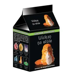 WULKAN NA STOLE DOMOWE EKSPERYMENTY RENOK CEATIVE 10+