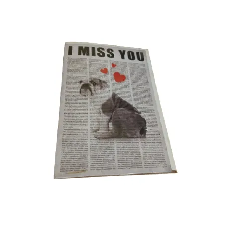 KARNET OKOLICZNOŚCIOWY B6 I MISS YOU + KOPERTA