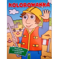 KOLOROWANKA. POSTACIE Z RUCHOMYMI OCZKAMI