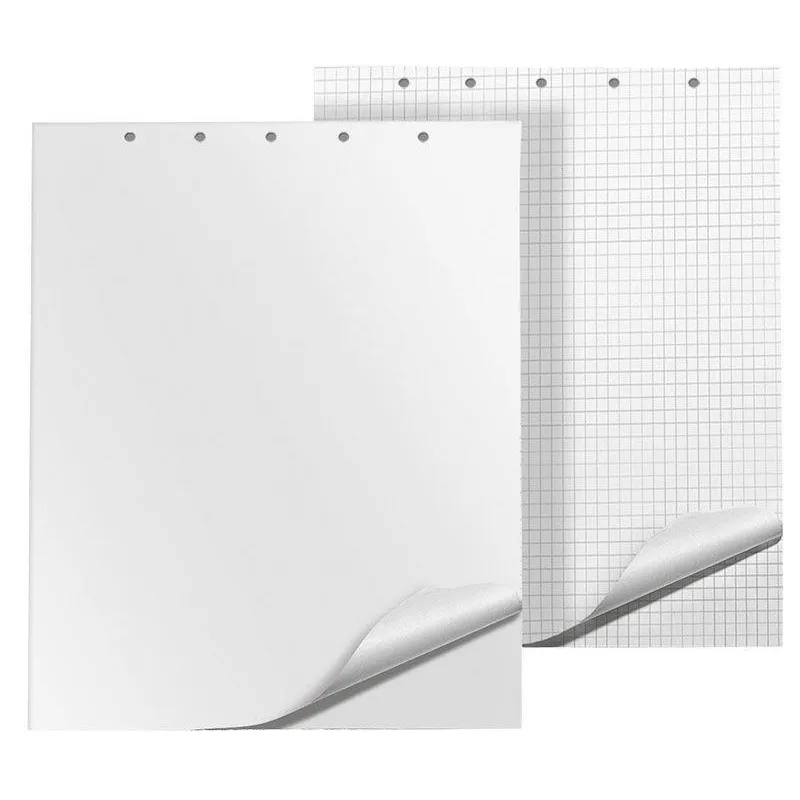 PAPIER BLOK DO FLIPCHARTÓW GŁADKI 65 X 100 CM Q-CONNECT 50 ARKUSZY II GATUNEK
