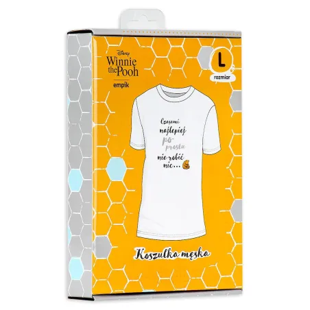 Koszulka Męska Bawełniana Kubuś I Przyjaciela Rozmiar L Koszulka Męska Bawełniana Kubuś I Przyjaciela Rozmiar L