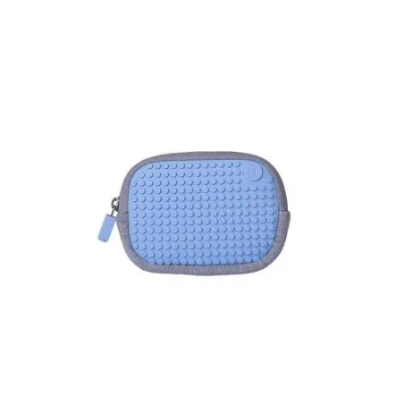 SASZETKA PIXELBAGS SZARO-NIEBIESKA