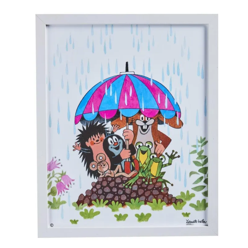 KRECIK OBRAZEK OZDOBNA RAMKA 26.5 X 32.5 CM