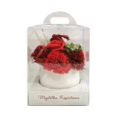 MYDEŁKA KĄPIELOWE FLOWER BOX CZERWONE