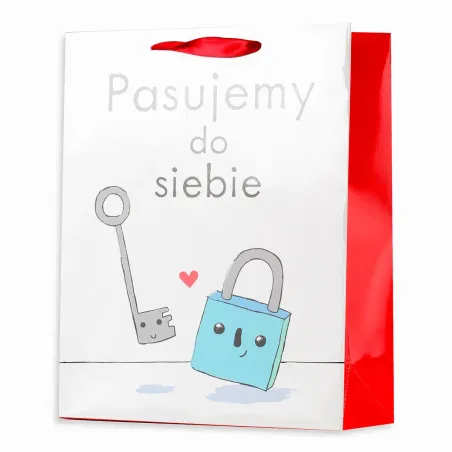 TOEBKA PREZENTOWA PASUJEMY DO SIEBIE 40 X 30 CM