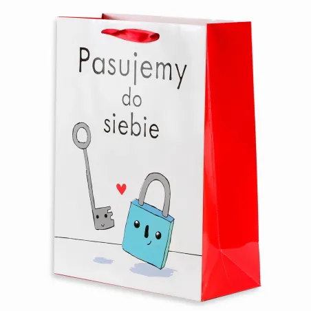 Toebka Prezentowa Pasujemy Do Siebie 40 X 30 Cm