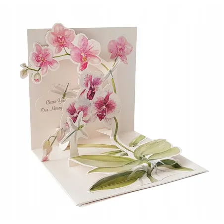 KARNET OKOLICZNOŚCIOWY 3D ORCHIDEA