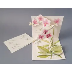 Karnet Okolicznościowy 3D Orchidea