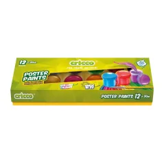 FARBY PLAKATOWE 12 KOLORÓW 20ML CRICCO