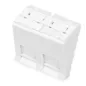 Adapter Kątowy M45 2X Keystone, 45X45Mm P/Kurz Biały Dn-93802-7-Sh