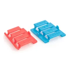 ADAPTER KĄTOWY M45 2X KEYSTONE, 45X45MM P/KURZ BIAŁY DN-93802-7-SH