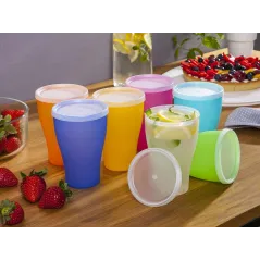 Kubek Z Pokrywką Biały 500 Ml Sagad