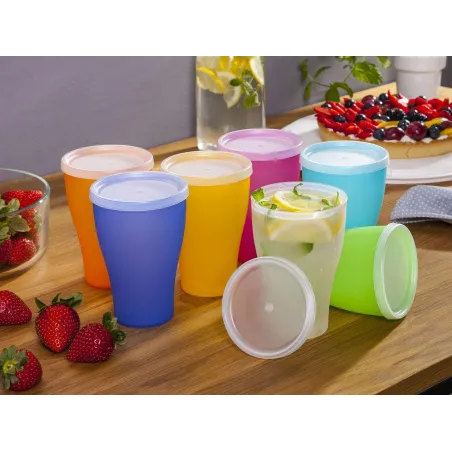 Kubek Z Pokrywką Biały 500 Ml Sagad