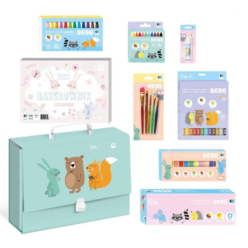 SZKOLNY ZESTAW MAŁEGO ARTYSTY B&B KIDS PASTEL