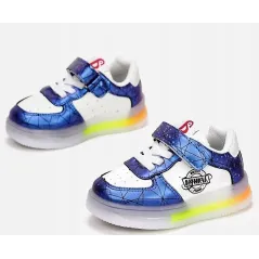 SPORTOWE BUTY DLA DZIECKA NA RZEP PODESZWA LED ROZMIAR 21 II GATUNEK