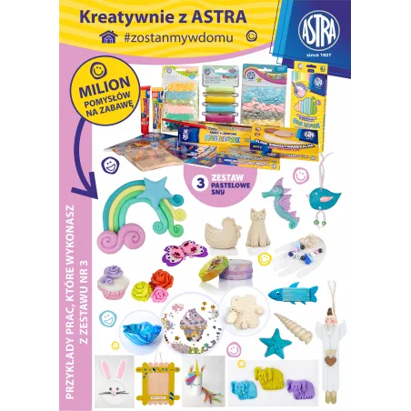 ZESTAW KREATYWNY PASTELOWE SNY