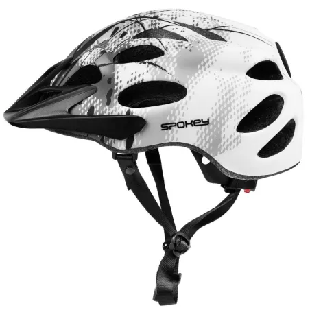 KASK ROWEROWY NA DESKOROLKĘ ROLKI  BIAŁY, ROZMIAR M SPOKEY CHECKPOINT