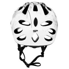 KASK ROWEROWY NA DESKOROLKĘ ROLKI  BIAŁY, ROZMIAR M SPOKEY CHECKPOINT