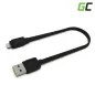 Kabel Lightning Płaski 25 Cm Z Obsługą Szybkiego Ładowania Apple 2.4A Gcmatte