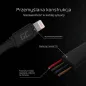 Kabel Lightning Płaski 25 Cm Z Obsługą Szybkiego Ładowania Apple 2.4A Gcmatte
