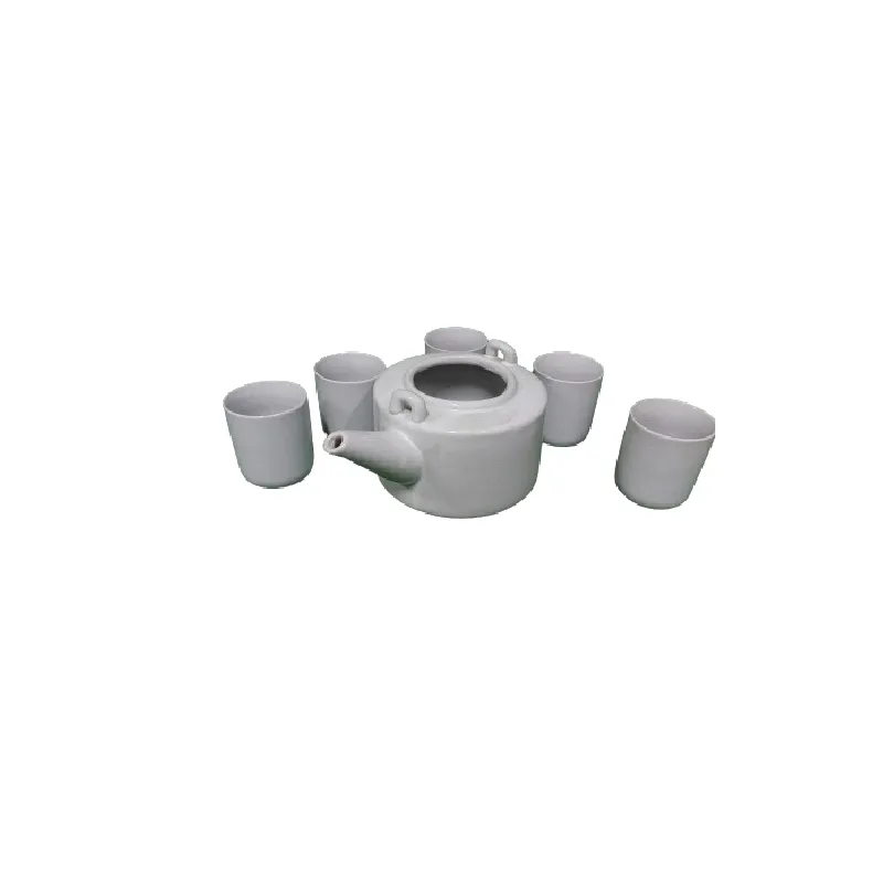 DZBANEK Z 5 KUBECZKAMI ZESTAW PORCELANOWY II GATUNEK