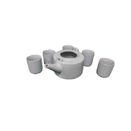 DZBANEK Z 5 KUBECZKAMI ZESTAW PORCELANOWY II GATUNEK