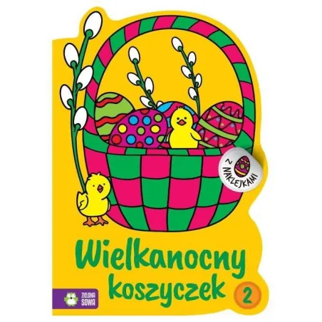 WIELKANOCNY KOSZYCZEK Z NAKLEJKAMI 