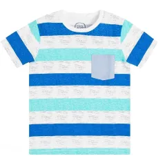T-SHIRT CHŁOPIĘCY PASKI 158 CM COOL CLUB