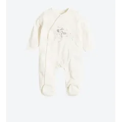 PAJAC NIEMOWLĘCY BIAŁY SZARY PASKI 3 SZT. 68CM COOL CLUB