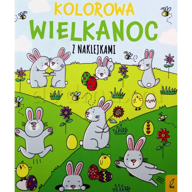 KOLOROWA WIELKANOC Z NAKLEJKAMI