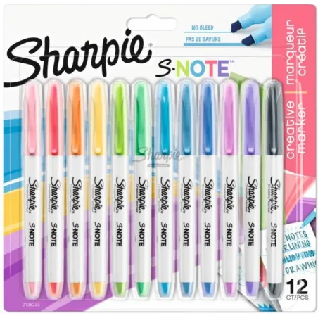 ZESTAW MARKERÓW SHARPIE SNOT 12 KOLORÓW