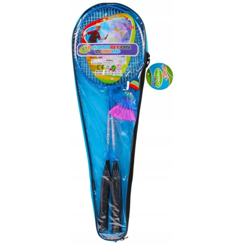 BADMINTON ZESTAW 2 RAKIET Z LOTKAMI 3+