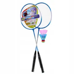 Badminton Zestaw 2 Rakiet Z Lotkami 3+