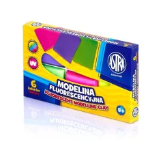 MODELINA FLUORESCENCYJNA 6 KOLORÓW