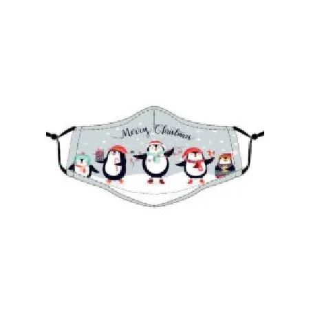 Maseczka Ochronna Merry Christmas Pingwiny City Fashion
