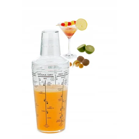 Shaker Do Przygotowania Koktajli I Drinków Leopold 500 Ml
