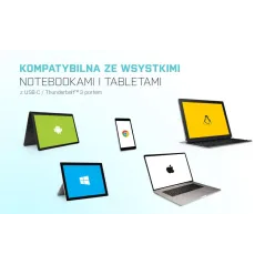 ADAPTER PRZEJŚCIÓWKA USB-C FLAT DISPLAY PORT 4K/60 Hz ITEC