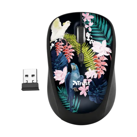 Bezprzewodowa Mysz Optyczna 1600 Dpi Trust Yvi Wireless Parrot