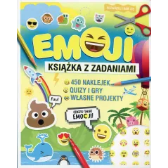 EMOJI KSIĄŻKA Z ZADANIAMI ROZWIĄZUJ I BAW SIĘ