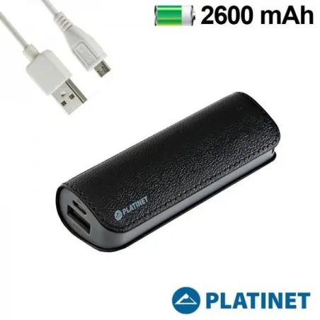 POWERBANK 2600 MAH 1A PLATINET CZARNY