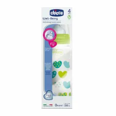 BUTELKA ZE SMOCZKIEM ANTYLKOWYM 330 ML CHICCO 4M+