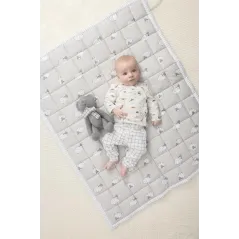 MIŚ + GRZECHOTKA SZARA GIFT BOX SMIKI ZESTAW 2 SZTUK
