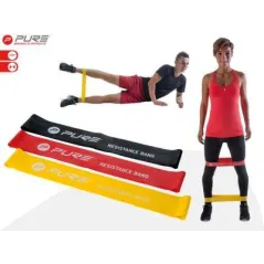 Guma Oporowa Treningowa Fitness 3 Szt. Pure2Improve