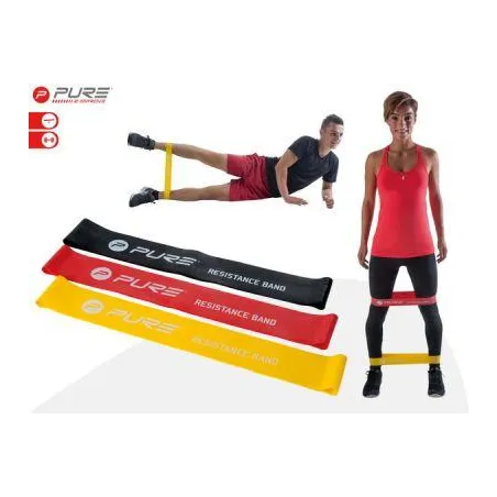 Guma Oporowa Treningowa Fitness 3 Szt. Pure2Improve