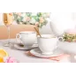 Filiżanki Do Kawy I Herbaty Porcelanowe Ze Spodkami Mariapaula Złota Linia Białe 2 Sztuki Filiżanki Do Kawy I Herbaty Porcelanowe Ze Spodkami Mariapaula Złota Linia Białe 2 Sztuki